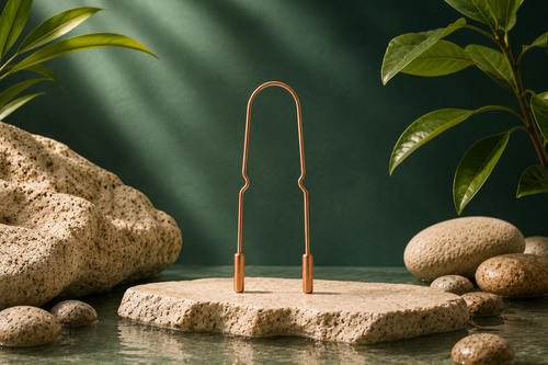 MORIAI Copper Tongue Scraper