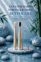 MORIAI Horse Bristle & Bamboo Toothbrush