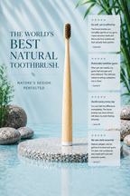 MORIAI Horse Bristle & Bamboo Toothbrush