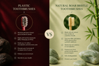 MORIAI Boar Bristle & Bamboo Toothbrush